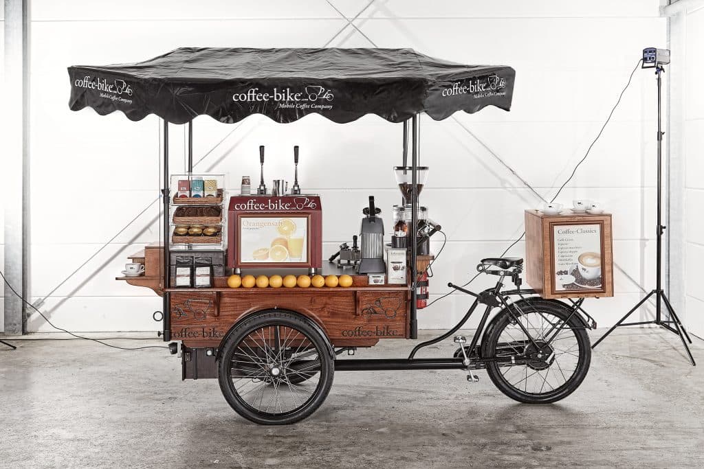 Das Coffee-Bike im Studio